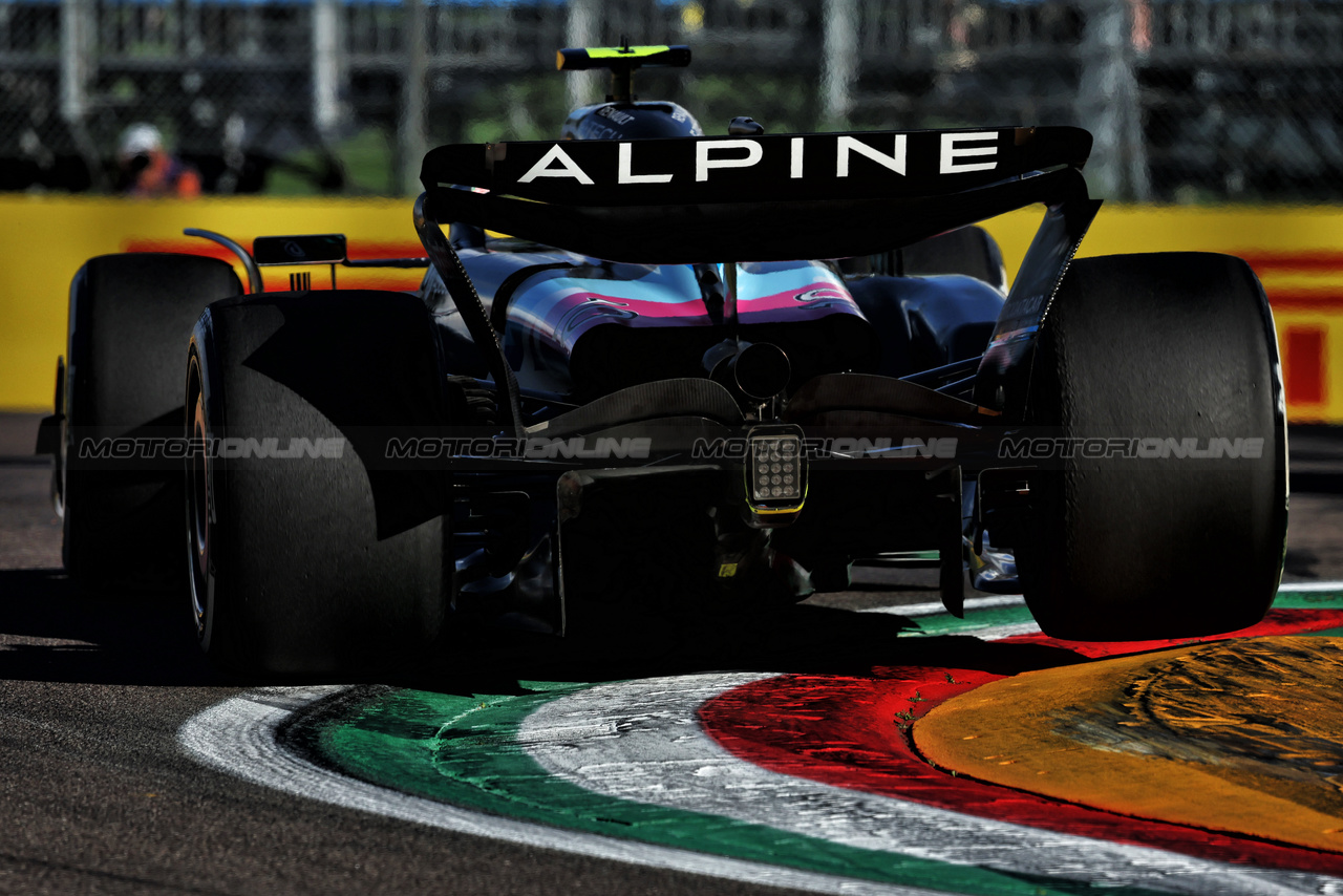 GP IMOLA, Pierre Gasly (FRA) Alpine F1 Team A524.

17.05.2024. Formula 1 World Championship, Rd 7, Emilia Romagna Grand Prix, Imola, Italy, Practice Day.

 - www.xpbimages.com, EMail: requests@xpbimages.com © Copyright: Staley / XPB Images