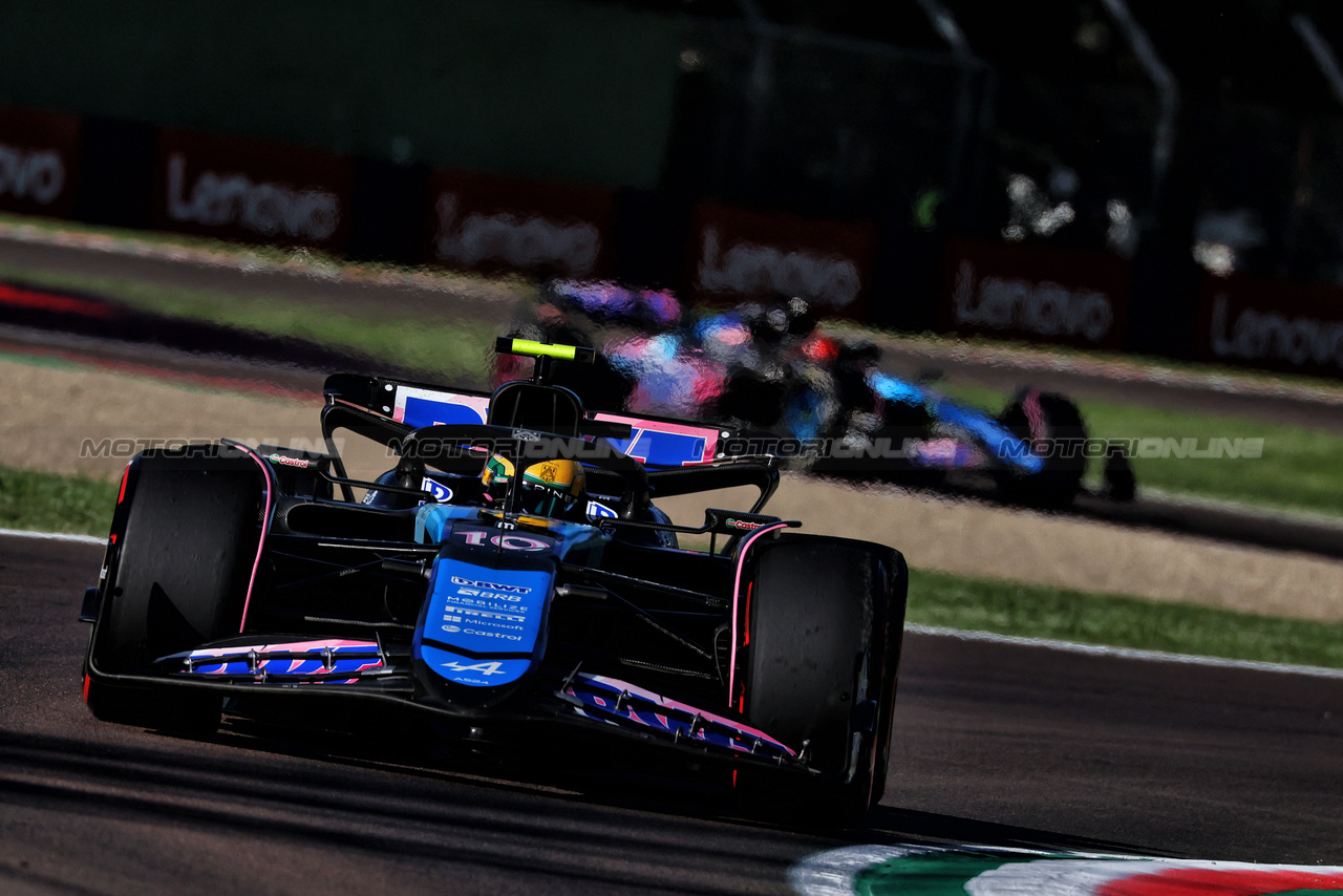 GP IMOLA, Pierre Gasly (FRA) Alpine F1 Team A524.

17.05.2024. Formula 1 World Championship, Rd 7, Emilia Romagna Grand Prix, Imola, Italy, Practice Day.

 - www.xpbimages.com, EMail: requests@xpbimages.com © Copyright: Coates / XPB Images