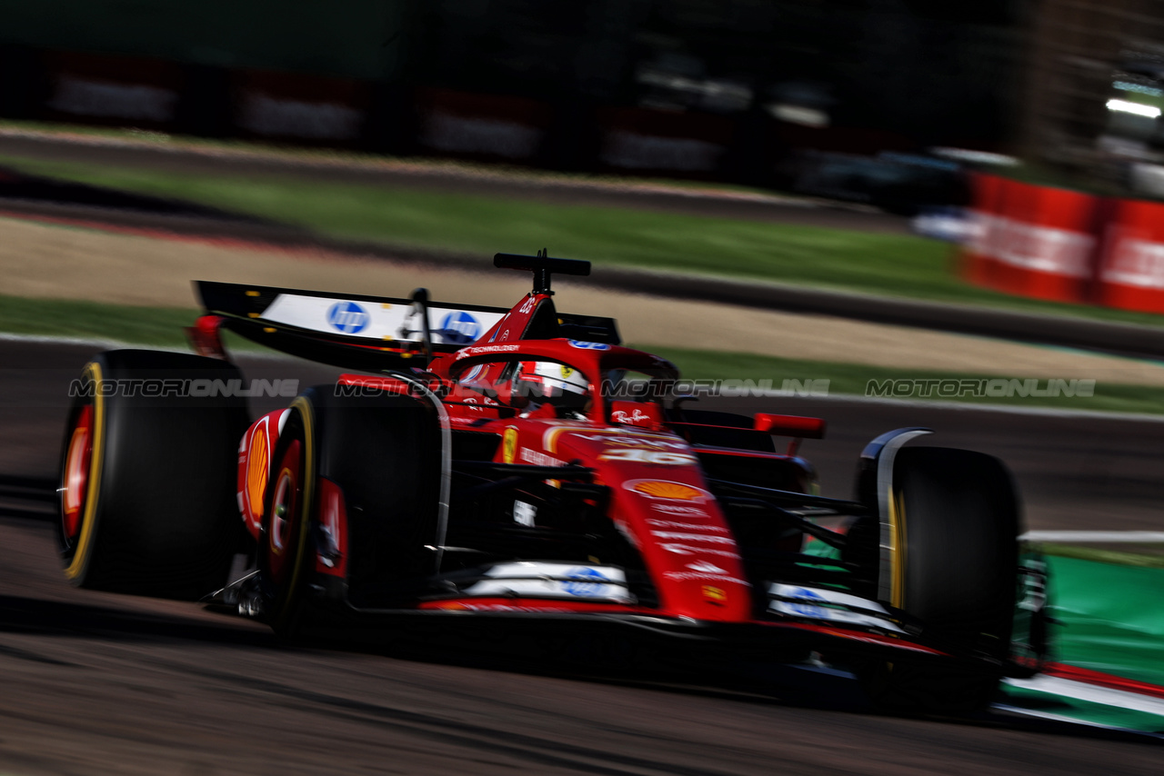 GP IMOLA, Charles Leclerc (MON) Ferrari SF-24.

17.05.2024. Formula 1 World Championship, Rd 7, Emilia Romagna Grand Prix, Imola, Italy, Practice Day.

 - www.xpbimages.com, EMail: requests@xpbimages.com © Copyright: Coates / XPB Images