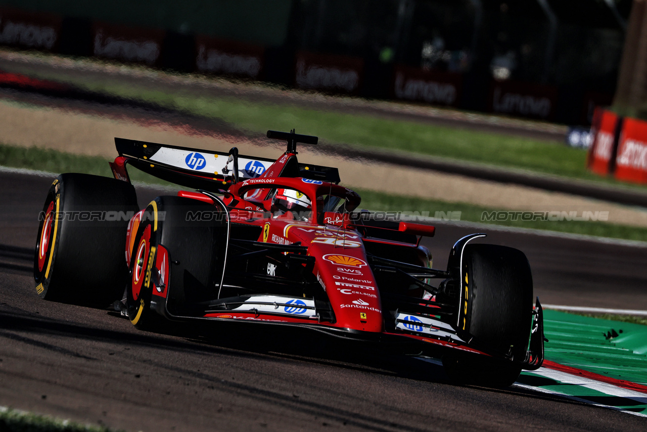 GP IMOLA, Charles Leclerc (MON) Ferrari SF-24.

17.05.2024. Formula 1 World Championship, Rd 7, Emilia Romagna Grand Prix, Imola, Italy, Practice Day.

 - www.xpbimages.com, EMail: requests@xpbimages.com © Copyright: Coates / XPB Images