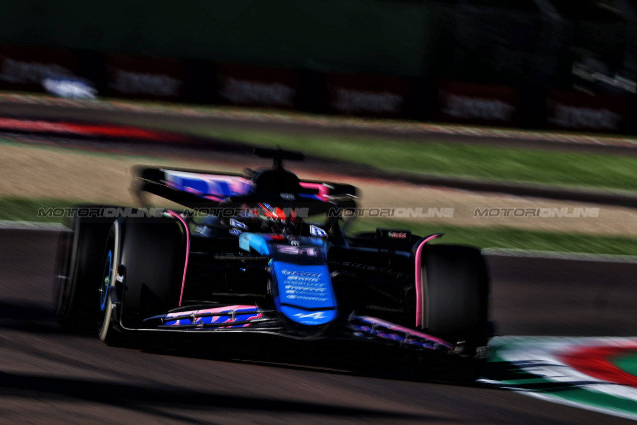 GP IMOLA, Esteban Ocon (FRA) Alpine F1 Team A524.

17.05.2024. Formula 1 World Championship, Rd 7, Emilia Romagna Grand Prix, Imola, Italy, Practice Day.

 - www.xpbimages.com, EMail: requests@xpbimages.com © Copyright: Coates / XPB Images