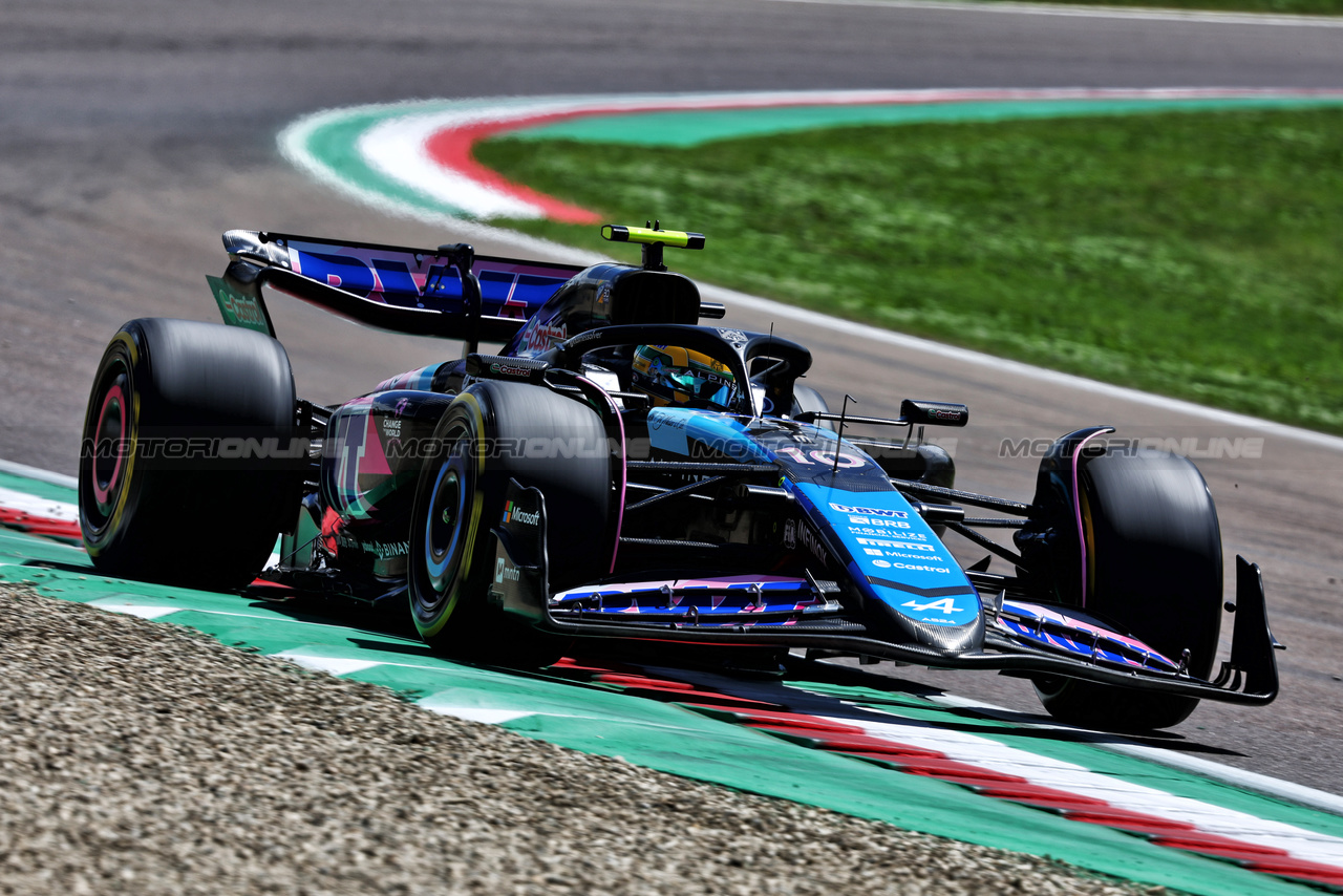 GP IMOLA, Pierre Gasly (FRA) Alpine F1 Team A524.

17.05.2024. Formula 1 World Championship, Rd 7, Emilia Romagna Grand Prix, Imola, Italy, Practice Day.

- www.xpbimages.com, EMail: requests@xpbimages.com © Copyright: Charniaux / XPB Images