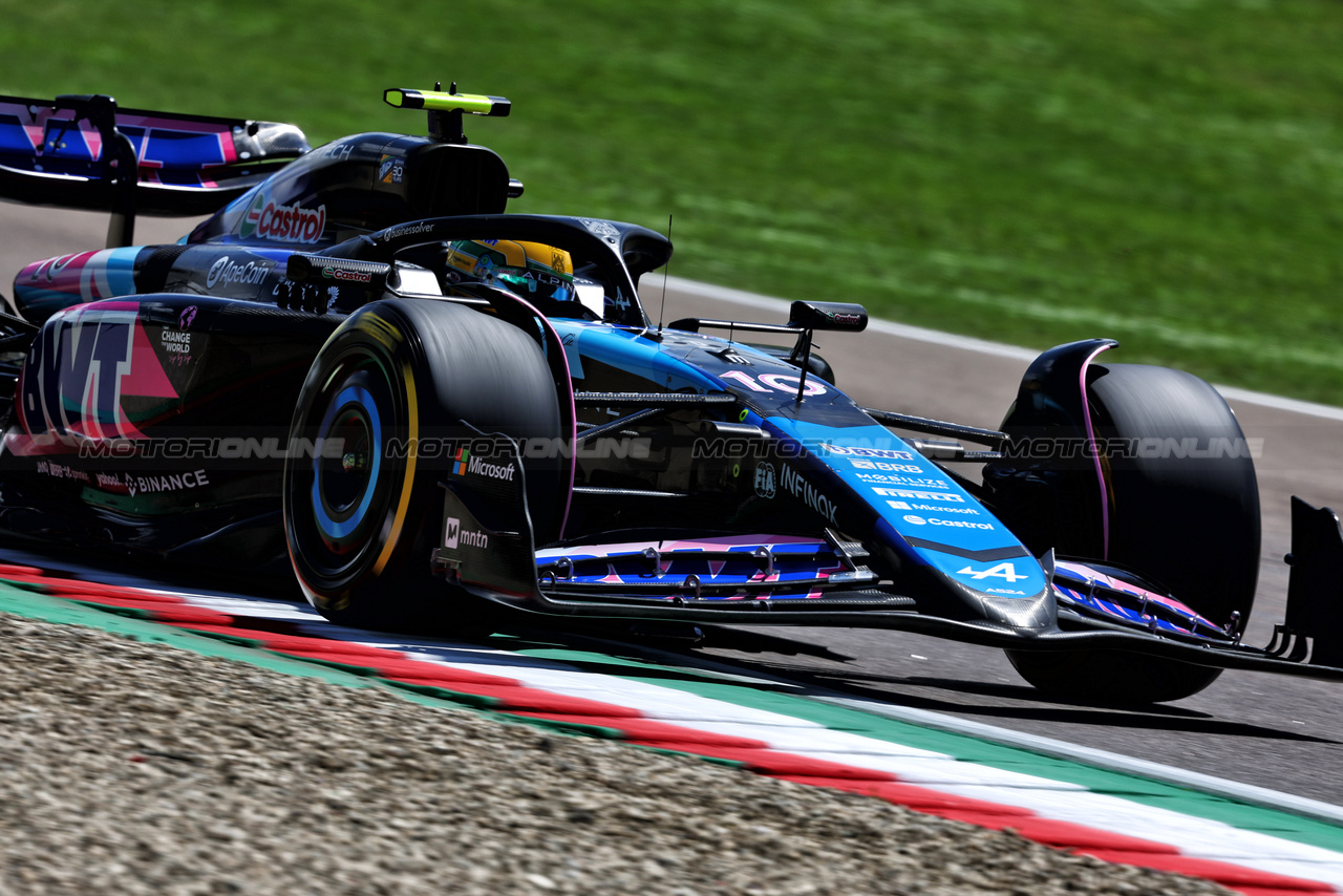 GP IMOLA, Pierre Gasly (FRA) Alpine F1 Team A524.

17.05.2024. Formula 1 World Championship, Rd 7, Emilia Romagna Grand Prix, Imola, Italy, Practice Day.

- www.xpbimages.com, EMail: requests@xpbimages.com © Copyright: Charniaux / XPB Images