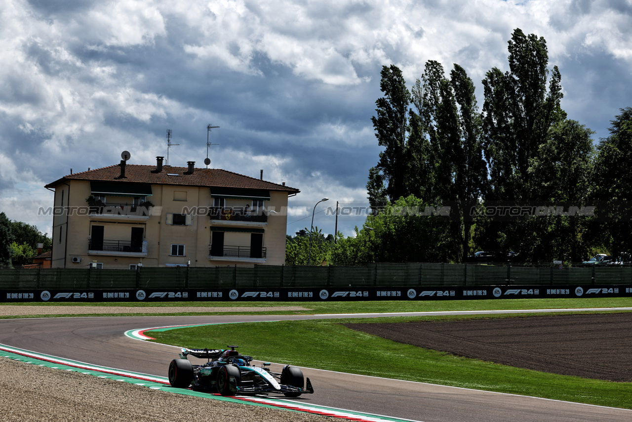 GP IMOLA, George Russell (GBR) Mercedes AMG F1 W15.

17.05.2024. Formula 1 World Championship, Rd 7, Emilia Romagna Grand Prix, Imola, Italy, Practice Day.

- www.xpbimages.com, EMail: requests@xpbimages.com © Copyright: Charniaux / XPB Images