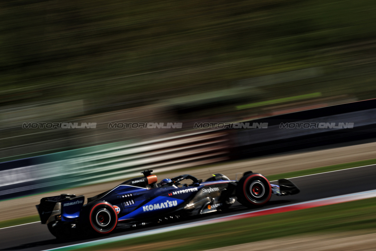 GP ITALIA, Alexander Albon (THA) Williams Racing FW46.

31.08.2024. Formula 1 World Championship, Rd 16, Italian Grand Prix, Monza, Italy, Qualifiche Day.

- www.xpbimages.com, EMail: requests@xpbimages.com © Copyright: Charniaux / XPB Images