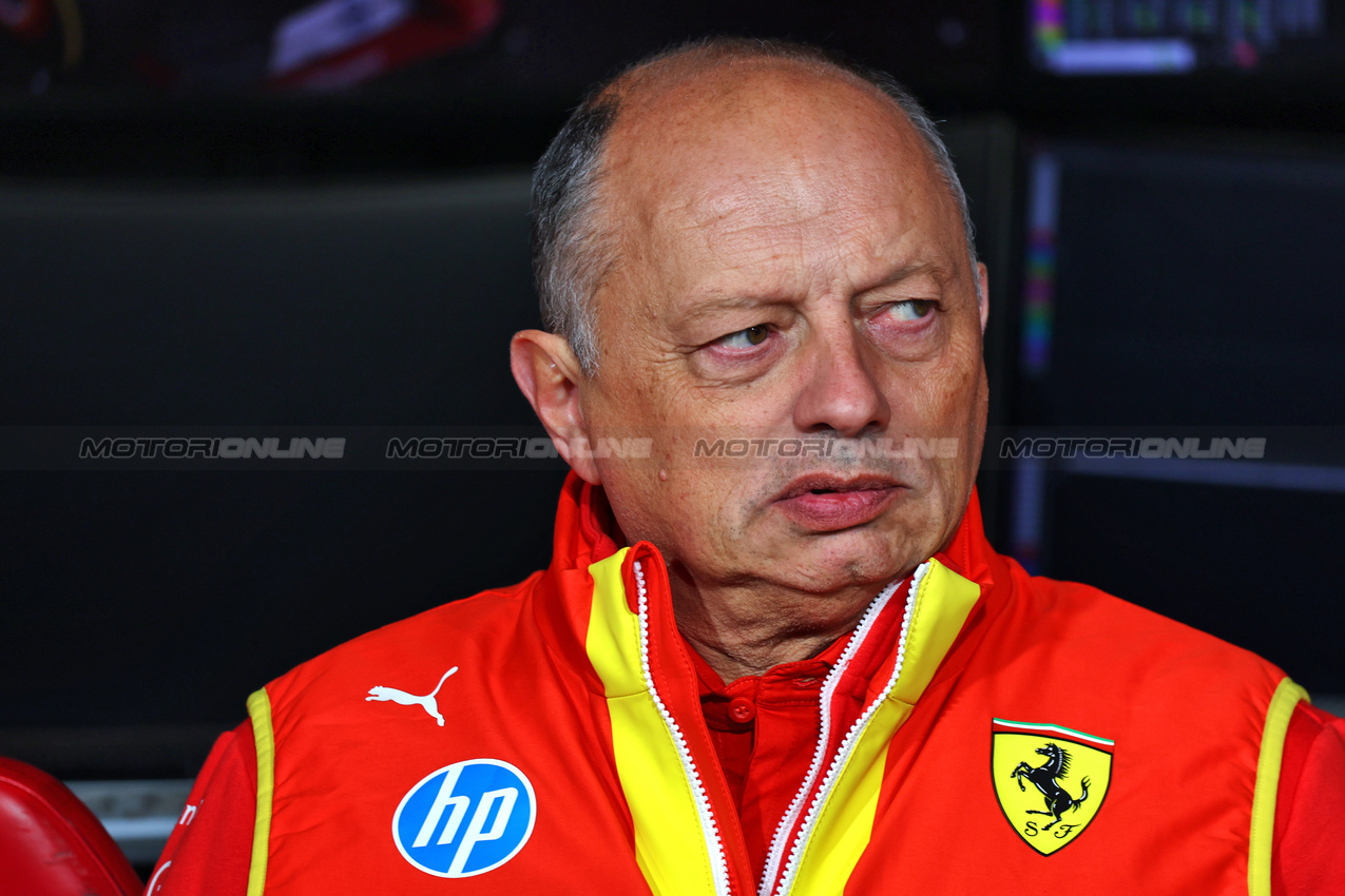 GP LAS VEGAS, Frederic Vasseur (FRA) Ferrari Team Principal.

21.11.2024. Formula 1 World Championship, Rd 22, Las Vegas Grand Prix, Las Vegas, Nevada, USA, Practice Day

- www.xpbimages.com, EMail: requests@xpbimages.com © Copyright: Batchelor / XPB Images