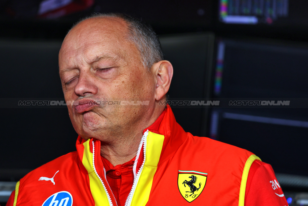 GP LAS VEGAS, Frederic Vasseur (FRA) Ferrari Team Principal.

21.11.2024. Formula 1 World Championship, Rd 22, Las Vegas Grand Prix, Las Vegas, Nevada, USA, Practice Day

- www.xpbimages.com, EMail: requests@xpbimages.com © Copyright: Batchelor / XPB Images