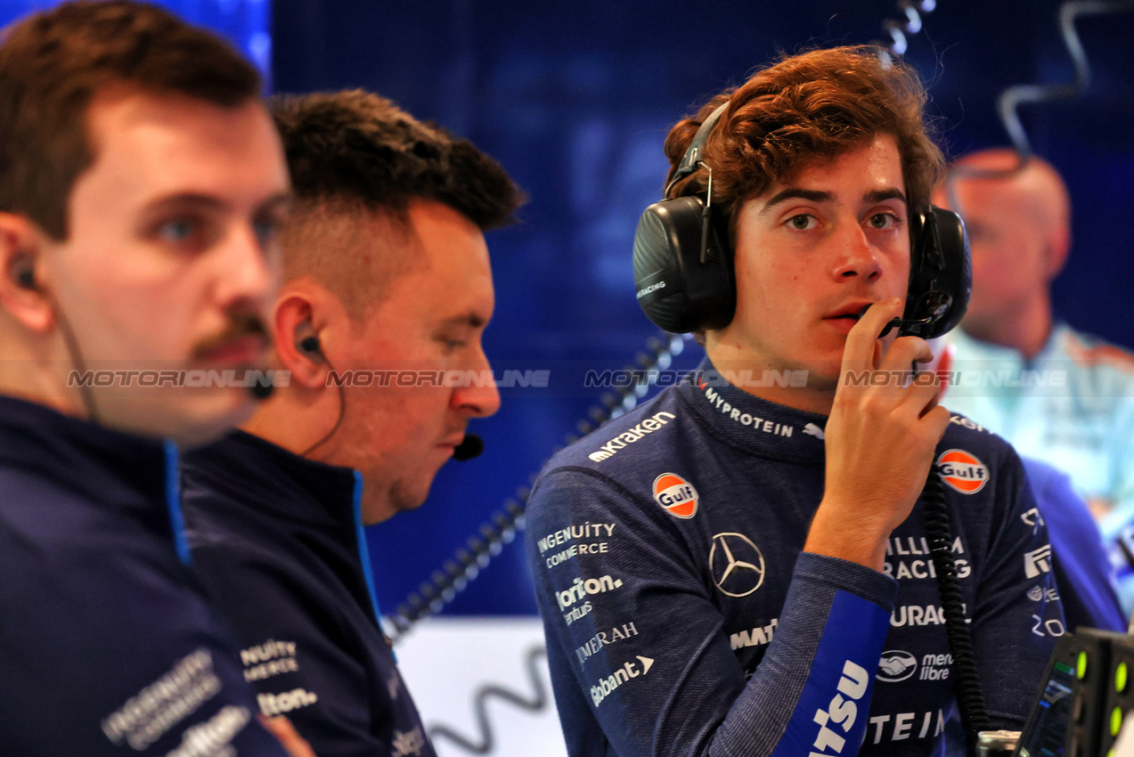 GP LAS VEGAS, Franco Colapinto (ARG) Williams Racing.

21.11.2024. Formula 1 World Championship, Rd 22, Las Vegas Grand Prix, Las Vegas, Nevada, USA, Practice Day

- www.xpbimages.com, EMail: requests@xpbimages.com © Copyright: Batchelor / XPB Images