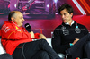 GP LAS VEGAS, (L to R): Frederic Vasseur (FRA) Ferrari Team Principal e Toto Wolff (GER) Mercedes AMG F1 Shareholder e Executive Director in the FIA Press Conference.

21.11.2024. Formula 1 World Championship, Rd 22, Las Vegas Grand Prix, Las Vegas, Nevada, USA, Practice Day

- www.xpbimages.com, EMail: requests@xpbimages.com © Copyright: Charniaux / XPB Images