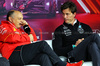 GP LAS VEGAS, (L to R): Frederic Vasseur (FRA) Ferrari Team Principal e Toto Wolff (GER) Mercedes AMG F1 Shareholder e Executive Director in the FIA Press Conference.

21.11.2024. Formula 1 World Championship, Rd 22, Las Vegas Grand Prix, Las Vegas, Nevada, USA, Practice Day

- www.xpbimages.com, EMail: requests@xpbimages.com © Copyright: Charniaux / XPB Images
