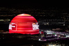 GP LAS VEGAS, Circuit Atmosfera - Sphere.

21.11.2024. Formula 1 World Championship, Rd 22, Las Vegas Grand Prix, Las Vegas, Nevada, USA, Practice Day

- www.xpbimages.com, EMail: requests@xpbimages.com © Copyright: Price / XPB Images