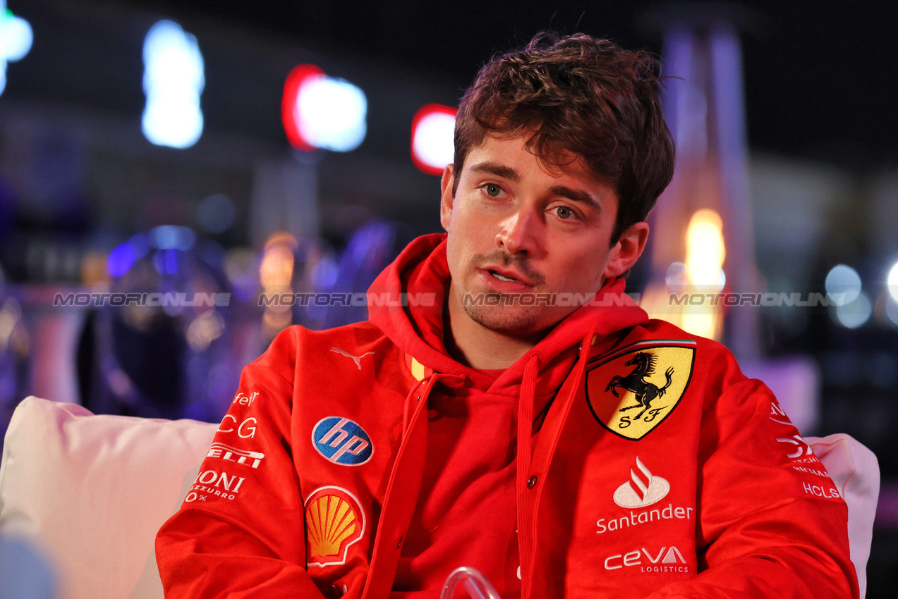 GP LAS VEGAS, Charles Leclerc (MON) Ferrari.

20.11.2024. Formula 1 World Championship, Rd 22, Las Vegas Grand Prix, Las Vegas, Nevada, USA, Preparation Day.

- www.xpbimages.com, EMail: requests@xpbimages.com © Copyright: Moy / XPB Images
