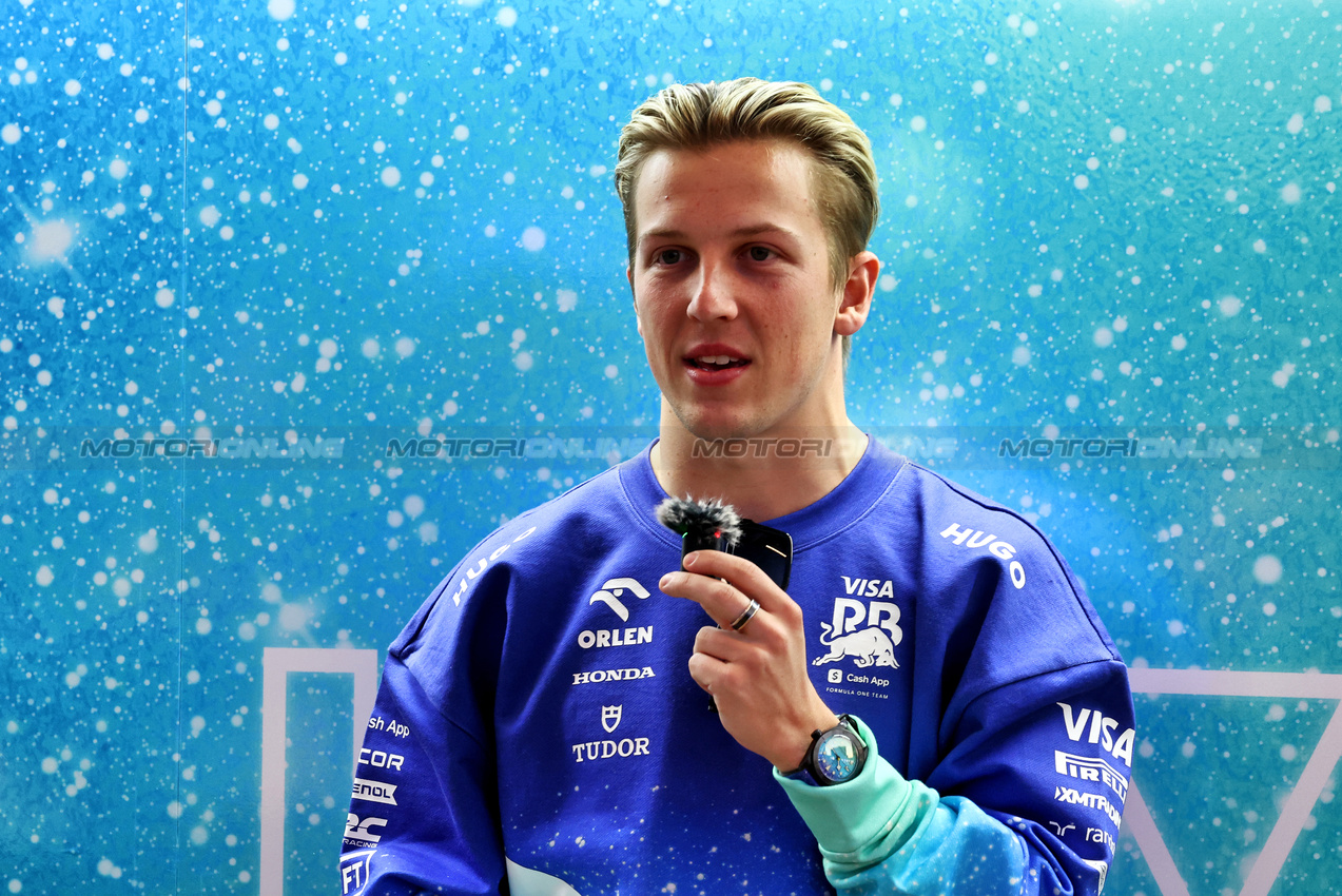 GP LAS VEGAS, Liam Lawson (NZL) RB.

20.11.2024. Formula 1 World Championship, Rd 22, Las Vegas Grand Prix, Las Vegas, Nevada, USA, Preparation Day.

- www.xpbimages.com, EMail: requests@xpbimages.com © Copyright: Moy / XPB Images