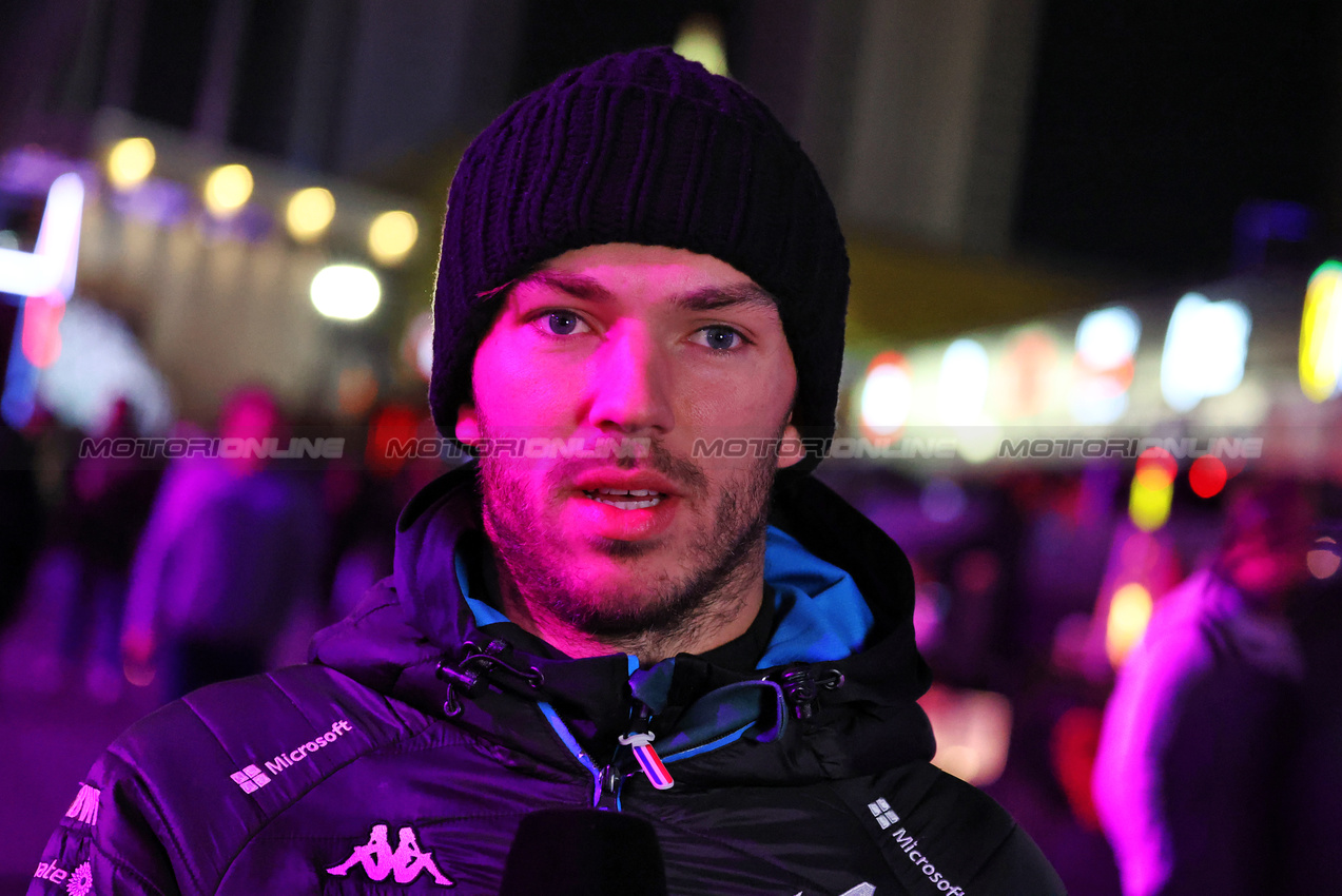 GP LAS VEGAS, Pierre Gasly (FRA) Alpine F1 Team.

20.11.2024. Formula 1 World Championship, Rd 22, Las Vegas Grand Prix, Las Vegas, Nevada, USA, Preparation Day.

- www.xpbimages.com, EMail: requests@xpbimages.com © Copyright: Moy / XPB Images