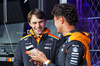 GP LAS VEGAS, (L to R): Oscar Piastri (AUS) McLaren with team mate Lando Norris (GBR) McLaren.

20.11.2024. Formula 1 World Championship, Rd 22, Las Vegas Grand Prix, Las Vegas, Nevada, USA, Preparation Day.

- www.xpbimages.com, EMail: requests@xpbimages.com © Copyright: Batchelor / XPB Images