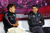 GP LAS VEGAS, (L to R): George Russell (GBR) Mercedes AMG F1 e Esteban Ocon (FRA) Alpine F1 Team in the FIA Press Conference.

20.11.2024. Formula 1 World Championship, Rd 22, Las Vegas Grand Prix, Las Vegas, Nevada, USA, Preparation Day.

- www.xpbimages.com, EMail: requests@xpbimages.com © Copyright: Charniaux / XPB Images