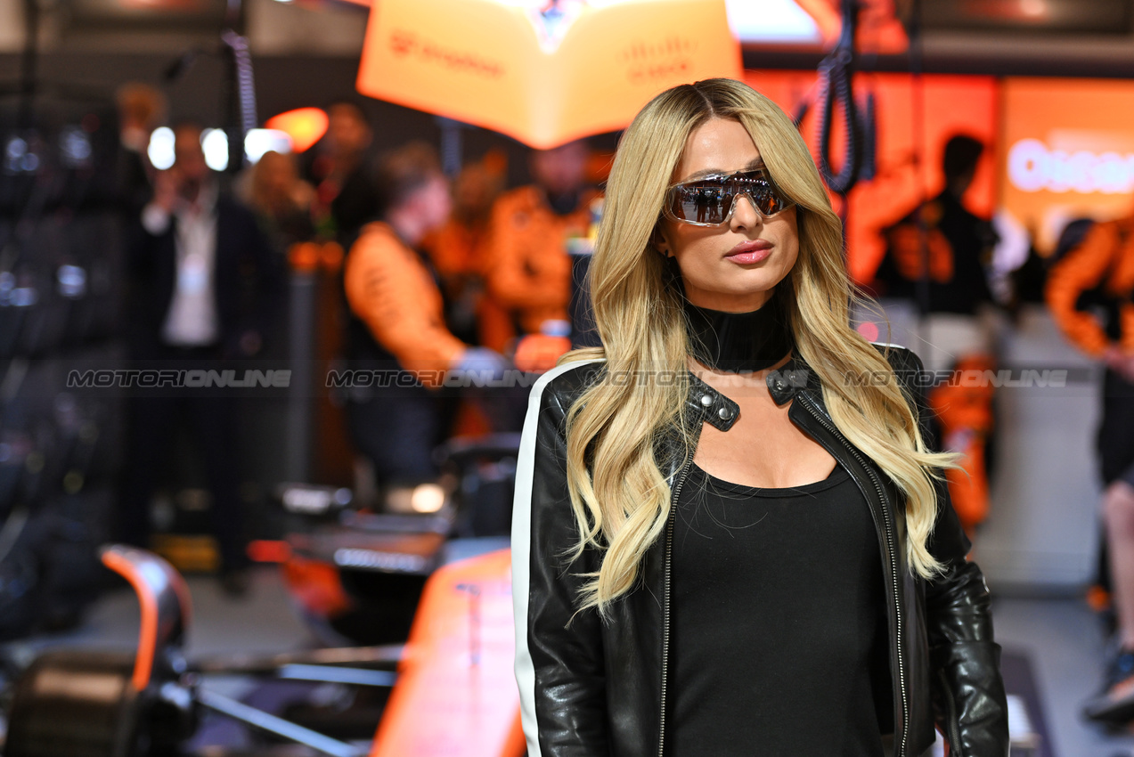 GP LAS VEGAS, Paris Hilton (USA).

23.11.2024. Formula 1 World Championship, Rd 22, Las Vegas Grand Prix, Las Vegas, Nevada, USA, Gara Day.

- www.xpbimages.com, EMail: requests@xpbimages.com © Copyright: Price / XPB Images