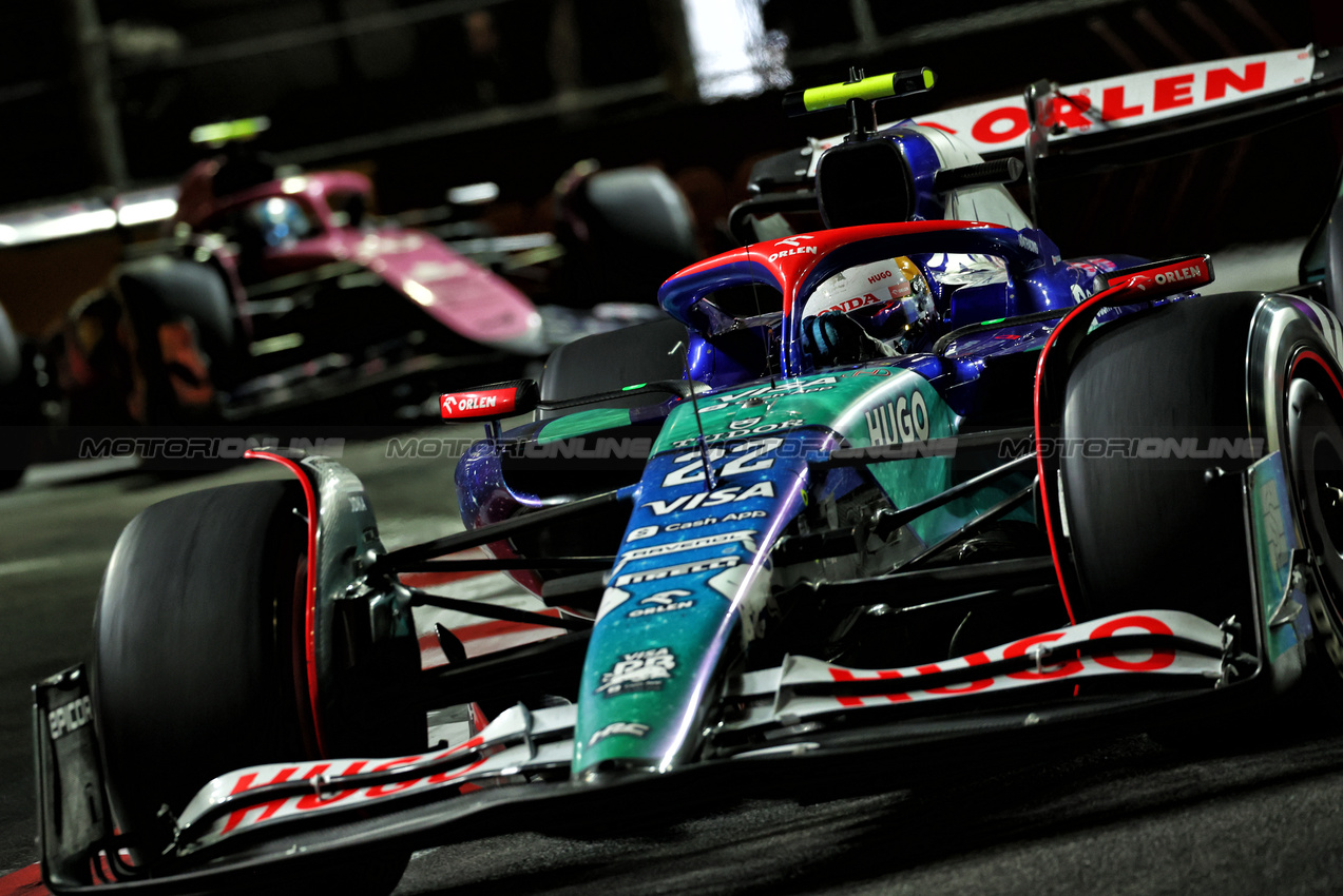 GP LAS VEGAS, Yuki Tsunoda (JPN) RB VCARB 01.

23.11.2024. Formula 1 World Championship, Rd 22, Las Vegas Grand Prix, Las Vegas, Nevada, USA, Gara Day.

 - www.xpbimages.com, EMail: requests@xpbimages.com © Copyright: Coates / XPB Images