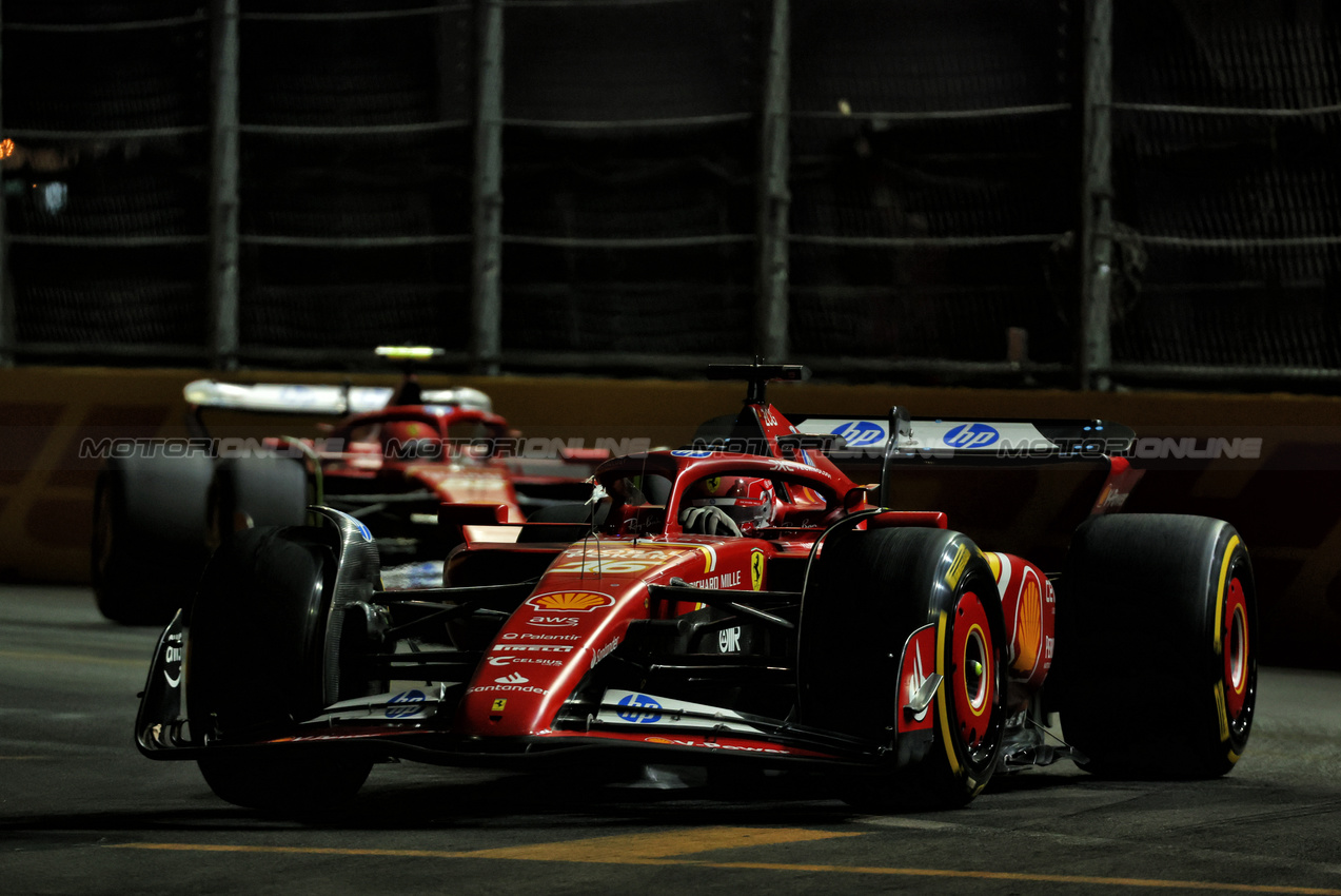 GP LAS VEGAS, Charles Leclerc (MON) Ferrari SF-24.

23.11.2024. Formula 1 World Championship, Rd 22, Las Vegas Grand Prix, Las Vegas, Nevada, USA, Gara Day.

 - www.xpbimages.com, EMail: requests@xpbimages.com © Copyright: Coates / XPB Images