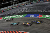 GP LAS VEGAS, Fernando Alonso (ESP) Aston Martin F1 Team AMR24; Sergio Perez (MEX) Red Bull Racing RB20; e Alexander Albon (THA) Williams Racing FW46 at the partenza of the race.

23.11.2024. Formula 1 World Championship, Rd 22, Las Vegas Grand Prix, Las Vegas, Nevada, USA, Gara Day.

- www.xpbimages.com, EMail: requests@xpbimages.com © Copyright: Bearne / XPB Images