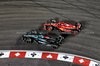 GP LAS VEGAS, George Russell (GBR) Mercedes AMG F1 W15 e Charles Leclerc (MON) Ferrari SF-24 battle for the lead of the race.

23.11.2024. Formula 1 World Championship, Rd 22, Las Vegas Grand Prix, Las Vegas, Nevada, USA, Gara Day.

- www.xpbimages.com, EMail: requests@xpbimages.com © Copyright: Bearne / XPB Images