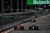 GP LAS VEGAS, Charles Leclerc (MON) Ferrari SF-24 e George Russell (GBR) Mercedes AMG F1 W15 battle for position.

23.11.2024. Formula 1 World Championship, Rd 22, Las Vegas Grand Prix, Las Vegas, Nevada, USA, Gara Day.

- www.xpbimages.com, EMail: requests@xpbimages.com © Copyright: Batchelor / XPB Images