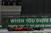 GP LAS VEGAS, Charles Leclerc (MON) Ferrari SF-24 e George Russell (GBR) Mercedes AMG F1 W15 battle for position.

23.11.2024. Formula 1 World Championship, Rd 22, Las Vegas Grand Prix, Las Vegas, Nevada, USA, Gara Day.

- www.xpbimages.com, EMail: requests@xpbimages.com © Copyright: Batchelor / XPB Images