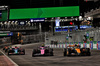 GP LAS VEGAS, Lando Norris (GBR) McLaren MCL38 e Pierre Gasly (FRA) Alpine F1 Team A524 battle for position.

23.11.2024. Formula 1 World Championship, Rd 22, Las Vegas Grand Prix, Las Vegas, Nevada, USA, Gara Day.

- www.xpbimages.com, EMail: requests@xpbimages.com © Copyright: Batchelor / XPB Images