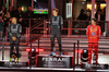 GP LAS VEGAS, The podium (L to R): Lewis Hamilton (GBR) Mercedes AMG F1, second; George Russell (GBR) Mercedes AMG F1, vincitore; Carlos Sainz Jr (ESP) Ferrari, third.

23.11.2024. Formula 1 World Championship, Rd 22, Las Vegas Grand Prix, Las Vegas, Nevada, USA, Gara Day.

- www.xpbimages.com, EMail: requests@xpbimages.com © Copyright: Moy / XPB Images