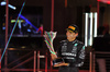 GP LAS VEGAS, Gara winner George Russell (GBR) Mercedes AMG F1 celebrates on the podium.

23.11.2024. Formula 1 World Championship, Rd 22, Las Vegas Grand Prix, Las Vegas, Nevada, USA, Gara Day.

- www.xpbimages.com, EMail: requests@xpbimages.com © Copyright: Moy / XPB Images
