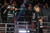 GP LAS VEGAS, Gara winner George Russell (GBR) Mercedes AMG F1 (Right) celebrates on the podium with second placed team mate Lewis Hamilton (GBR) Mercedes AMG F1.

23.11.2024. Formula 1 World Championship, Rd 22, Las Vegas Grand Prix, Las Vegas, Nevada, USA, Gara Day.

- www.xpbimages.com, EMail: requests@xpbimages.com © Copyright: Moy / XPB Images