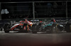 GP LAS VEGAS, George Russell (GBR) Mercedes AMG F1 W15 battles for the lead of the race with Charles Leclerc (MON) Ferrari SF-24.

23.11.2024. Formula 1 World Championship, Rd 22, Las Vegas Grand Prix, Las Vegas, Nevada, USA, Gara Day.

- www.xpbimages.com, EMail: requests@xpbimages.com © Copyright: Price / XPB Images