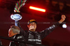 GP LAS VEGAS, Gara winner George Russell (GBR) Mercedes AMG F1 celebrates on the podium.

23.11.2024. Formula 1 World Championship, Rd 22, Las Vegas Grand Prix, Las Vegas, Nevada, USA, Gara Day.

- www.xpbimages.com, EMail: requests@xpbimages.com © Copyright: Batchelor / XPB Images