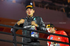 GP LAS VEGAS, Gara winner George Russell (GBR) Mercedes AMG F1 celebrates on the podium.

23.11.2024. Formula 1 World Championship, Rd 22, Las Vegas Grand Prix, Las Vegas, Nevada, USA, Gara Day.

- www.xpbimages.com, EMail: requests@xpbimages.com © Copyright: Batchelor / XPB Images
