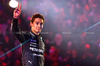 GP LAS VEGAS, Gara winner George Russell (GBR) Mercedes AMG F1 celebrates on the podium.

23.11.2024. Formula 1 World Championship, Rd 22, Las Vegas Grand Prix, Las Vegas, Nevada, USA, Gara Day.

- www.xpbimages.com, EMail: requests@xpbimages.com © Copyright: Charniaux / XPB Images