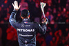 GP LAS VEGAS, Lewis Hamilton (GBR) Mercedes AMG F1 celebrates his second position on the podium.

23.11.2024. Formula 1 World Championship, Rd 22, Las Vegas Grand Prix, Las Vegas, Nevada, USA, Gara Day.

- www.xpbimages.com, EMail: requests@xpbimages.com © Copyright: Charniaux / XPB Images
