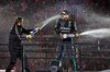 GP LAS VEGAS, (L to R): Rich Lane (GBR) Mercedes AMG F1 Senior Track Engineer celebrates with ra George Russell (GBR) Mercedes AMG F1 on the podium.

23.11.2024. Formula 1 World Championship, Rd 22, Las Vegas Grand Prix, Las Vegas, Nevada, USA, Gara Day.

- www.xpbimages.com, EMail: requests@xpbimages.com © Copyright: Charniaux / XPB Images