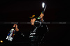 GP LAS VEGAS, Gara winner George Russell (GBR) Mercedes AMG F1 celebrates on the podium.

23.11.2024. Formula 1 World Championship, Rd 22, Las Vegas Grand Prix, Las Vegas, Nevada, USA, Gara Day.

- www.xpbimages.com, EMail: requests@xpbimages.com © Copyright: Bearne / XPB Images