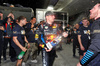 GP LAS VEGAS, Max Verstappen (NLD) Red Bull Racing celebrates his fourth World Championship with the team.

23.11.2024. Formula 1 World Championship, Rd 22, Las Vegas Grand Prix, Las Vegas, Nevada, USA, Gara Day.

- www.xpbimages.com, EMail: requests@xpbimages.com © Copyright: Moy / XPB Images
