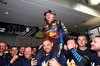 GP LAS VEGAS, Max Verstappen (NLD) Red Bull Racing celebrates his fourth World Championship with the team.

23.11.2024. Formula 1 World Championship, Rd 22, Las Vegas Grand Prix, Las Vegas, Nevada, USA, Gara Day.

- www.xpbimages.com, EMail: requests@xpbimages.com © Copyright: Moy / XPB Images