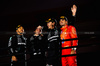 GP LAS VEGAS, The podium (L to R): Lewis Hamilton (GBR) Mercedes AMG F1, second; Rich Lane (GBR) Mercedes AMG F1 Senior Track Engineer; George Russell (GBR) Mercedes AMG F1, vincitore; Carlos Sainz Jr (ESP) Ferrari, third.

23.11.2024. Formula 1 World Championship, Rd 22, Las Vegas Grand Prix, Las Vegas, Nevada, USA, Gara Day.

- www.xpbimages.com, EMail: requests@xpbimages.com © Copyright: Bearne / XPB Images