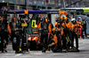 GP LAS VEGAS, Lando Norris (GBR) McLaren MCL38 makes a pit stop.

23.11.2024. Formula 1 World Championship, Rd 22, Las Vegas Grand Prix, Las Vegas, Nevada, USA, Gara Day.

- www.xpbimages.com, EMail: requests@xpbimages.com © Copyright: Batchelor / XPB Images