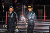 GP LAS VEGAS, Gara winner George Russell (GBR) Mercedes AMG F1 (Right) celebrates on the podium with Rich Lane (GBR) Mercedes AMG F1 Senior Track Engineer.

23.11.2024. Formula 1 World Championship, Rd 22, Las Vegas Grand Prix, Las Vegas, Nevada, USA, Gara Day.

- www.xpbimages.com, EMail: requests@xpbimages.com © Copyright: Moy / XPB Images