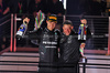 GP LAS VEGAS, (L to R): Gara winner George Russell (GBR) Mercedes AMG F1 celebrates on the podium with Rich Lane (GBR) Mercedes AMG F1 Senior Track Engineer.

23.11.2024. Formula 1 World Championship, Rd 22, Las Vegas Grand Prix, Las Vegas, Nevada, USA, Gara Day.

- www.xpbimages.com, EMail: requests@xpbimages.com © Copyright: Moy / XPB Images