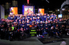 GP LAS VEGAS, Max Verstappen (NLD) Red Bull Racing celebrates his fourth World Championship with the team.

23.11.2024. Formula 1 World Championship, Rd 22, Las Vegas Grand Prix, Las Vegas, Nevada, USA, Gara Day.

- www.xpbimages.com, EMail: requests@xpbimages.com © Copyright: Charniaux / XPB Images