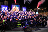 GP LAS VEGAS, Max Verstappen (NLD) Red Bull Racing celebrates his fourth World Championship with the team.

23.11.2024. Formula 1 World Championship, Rd 22, Las Vegas Grand Prix, Las Vegas, Nevada, USA, Gara Day.

- www.xpbimages.com, EMail: requests@xpbimages.com © Copyright: Charniaux / XPB Images