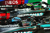 GP LAS VEGAS, Gara winner George Russell (GBR) Mercedes AMG F1 W15 e second placed Lewis Hamilton (GBR) Mercedes AMG F1 W15 in parc ferme.

23.11.2024. Formula 1 World Championship, Rd 22, Las Vegas Grand Prix, Las Vegas, Nevada, USA, Gara Day.

 - www.xpbimages.com, EMail: requests@xpbimages.com © Copyright: Coates / XPB Images