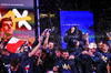 GP LAS VEGAS, Max Verstappen (NLD) Red Bull Racing celebrates his fourth World Championship with the team.

23.11.2024. Formula 1 World Championship, Rd 22, Las Vegas Grand Prix, Las Vegas, Nevada, USA, Gara Day.

- www.xpbimages.com, EMail: requests@xpbimages.com © Copyright: Charniaux / XPB Images
