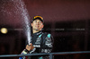 GP LAS VEGAS, Gara winner George Russell (GBR) Mercedes AMG F1 celebrates on the podium.

23.11.2024. Formula 1 World Championship, Rd 22, Las Vegas Grand Prix, Las Vegas, Nevada, USA, Gara Day.

- www.xpbimages.com, EMail: requests@xpbimages.com © Copyright: Price / XPB Images