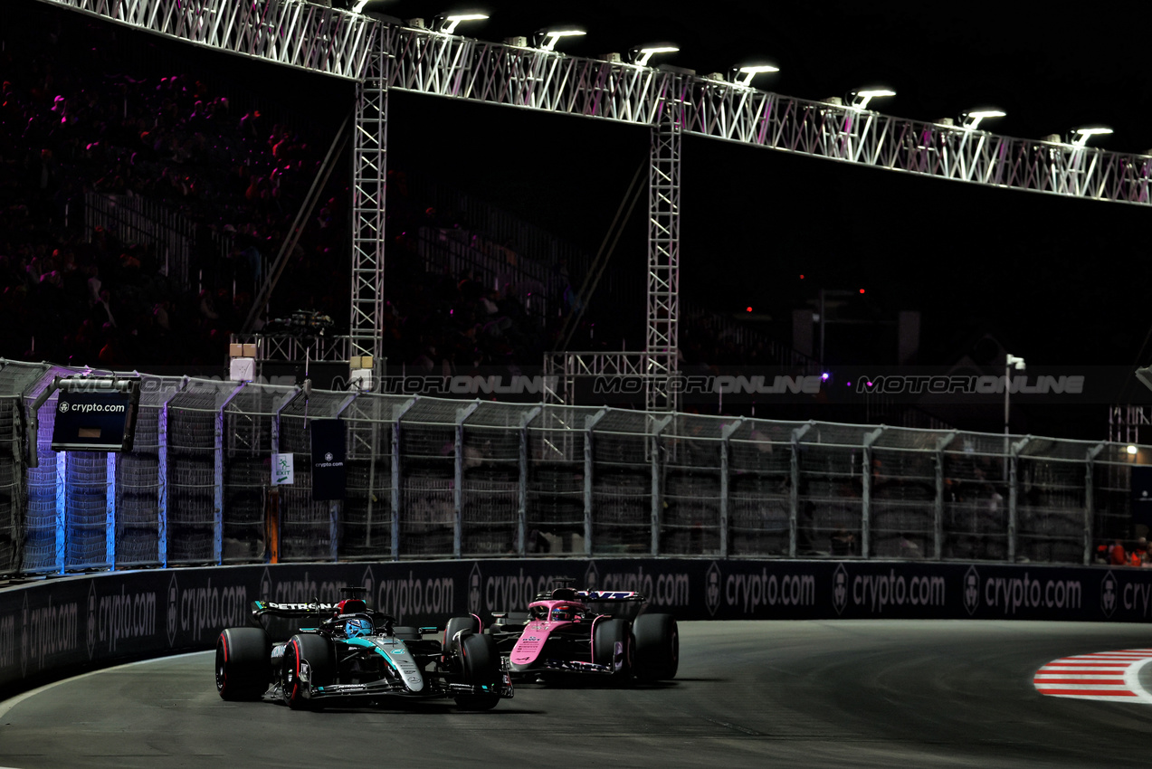 GP LAS VEGAS, George Russell (GBR) Mercedes AMG F1 W15.

22.11.2024. Formula 1 World Championship, Rd 22, Las Vegas Grand Prix, Las Vegas, Nevada, USA, Qualifiche Day.

 - www.xpbimages.com, EMail: requests@xpbimages.com © Copyright: Coates / XPB Images